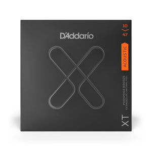 D'Addario XTAPB1047 XT Phosphor Bronze Acoustic Guitar Strings, Extra Light, 10-47