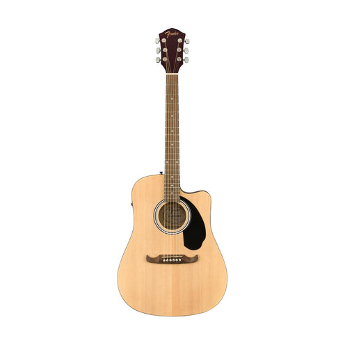 Fender FA-125CE Dreadnought Acoustic Guitar, Walnut FB, Natural (B-Stock)(0971113521)