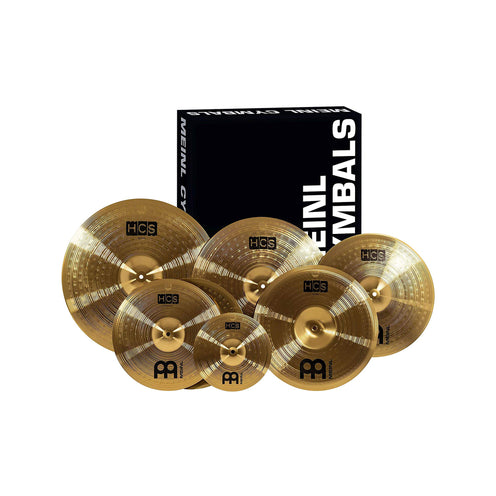 MEINL Cymbals HCS-SCS Super HCS Cymbal Set (10in S, 14in HH, 16in C, 18in C, 16in China, 20in R )