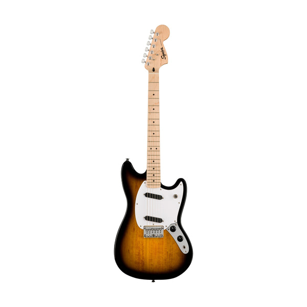 Squier Sonic Mustang Electric Guitar W/White Pickguard, Maple FB, 2-Co ...