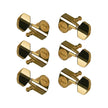 Taylor Acoustic Guitar Tuners, 1:18, 6-String, Polished Gold