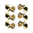 Taylor Acoustic Guitar Tuners, 1:18, 6-String, Polished Gold