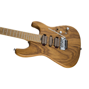 Charvel Guthrie Govan Signature HSH Caramelized Ash Electric Guitar, Caramelized Flame Maple FB, Natural