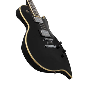 D'Angelico Premier TD Teardrop Electric Guitar w/Gig Bag, Black