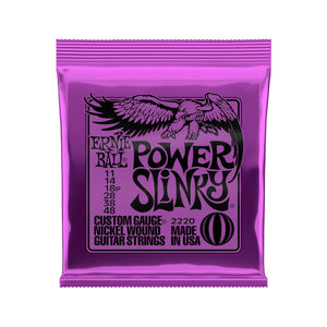 Ernie Ball Power Slinky Nickel Wound Electric Guitar Strings, 11-48