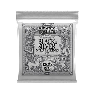 Ernie Ball Ernesto Palla Black & Silver Nylon Classical Guitar Strings