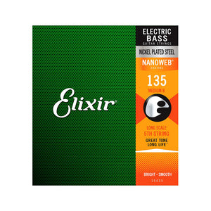 Elixir 15435 Nanoweb .135 Long Scale, Single Bass String