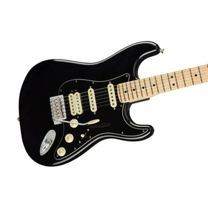 Fender American Performer HSS Stratocaster Electric Guitar, Maple FB, Black