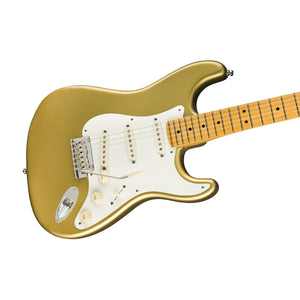 Fender Lincoln Brewster Signature Stratocaster Electric Guitar, Maple FB, Aztec Gold