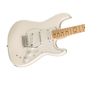 Fender Ed O'Brien EOB Sustainer Stratocaster Electric Guitar, Maple FB, Olympic White