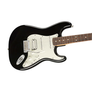 Fender Player HSS Stratocaster Electric Guitar, Pau Ferro FB, Black