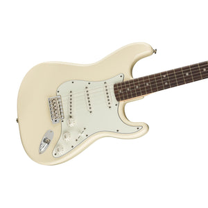 Fender Albert Hammond Jr Signature Stratocaster Electric Guitar, RW FB, Olympic White