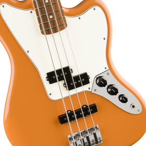 Fender Player Jaguar Bass Guitar, Pau Ferro FB, Capri Orange