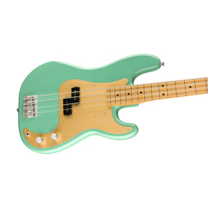 Fender Vintera 50s Precision Bass Guitar Maple FB, Sea Foam Green