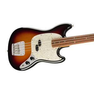 Fender Vintera 60s Mustang Bass Guitar, Pau Ferro FB, 3-Tone Sunburst