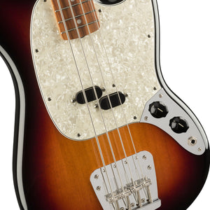 Fender Vintera 60s Mustang Bass Guitar, Pau Ferro FB, 3-Tone Sunburst