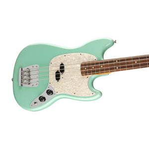 Fender Vintera 60s Mustang Bass Guitar, Pau Ferro FB, Sea Foam Green