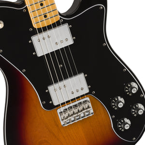 Fender Vintera 70s Telecaster Deluxe Electric Guitar, Maple FB, 3-Tone Sunburst