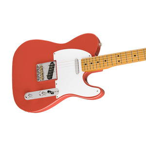 Fender Vintera 50s Telecaster Electric Guitar, Maple FB, Fiesta Red