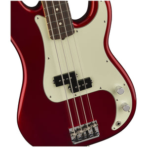 Fender American Professional Precision Bass Guitar, RW FB, Candy Apple Red