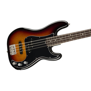 Fender American Performer Precision Bass Guitar, RW FB, 3-Tone Sunburst