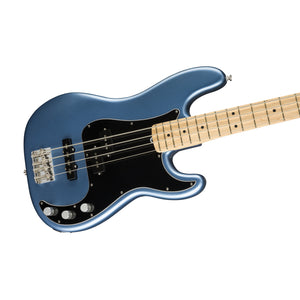 Fender American Performer Precision Bass Guitar, Maple FB, Satin Lake Placid Blue