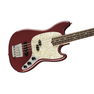 Fender American Performer Mustang Bass Guitar, RW FB, Aubergine