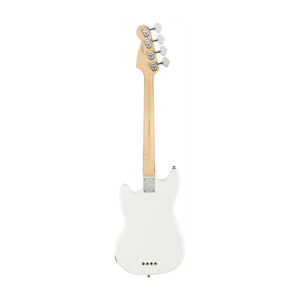 Fender American Performer Mustang Bass Guitar, RW FB, Arctic White