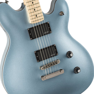 Squier Contemporary Starcaster Electric Guitar, Maple FB, Ice Blue Metallic