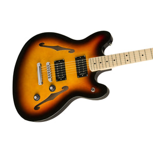 Squier Affinity Series Starcaster Electric Guitar, Maple FB, 3-Tone Sunburst