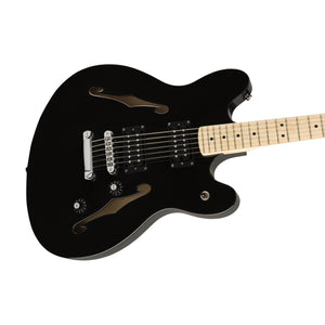 Squier Affinity Series Starcaster Electric Guitar, Maple FB, Black