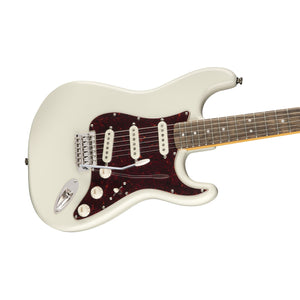 Squier Classic Vibe 70s Stratocaster Electric Guitar, Laurel FB, Olympic White (B-Stock)