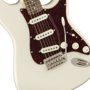 Squier Classic Vibe 70s Stratocaster Electric Guitar, Laurel FB, Olympic White (B-Stock)