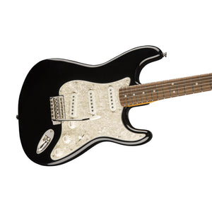 Squier Classic Vibe 70s Stratocaster Electric Guitar, Laurel FB, Black