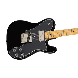 Squier Classic Vibe 70s Telecaster Custom Electric Guitar, Maple FB, Black