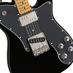 Squier Classic Vibe 70s Telecaster Custom Electric Guitar, Maple FB, Black