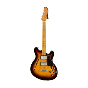 Squier Classic Vibe Starcaster Electric Guitar, Maple FB, 3-Tone Sunburst