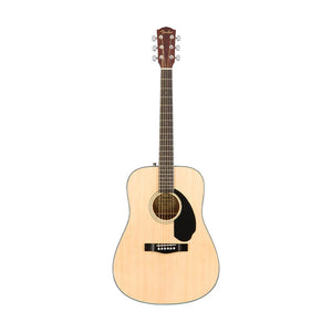 Fender CD-60S Dreadnought Acoustic Guitar Pack V2, Walnut FB, Natural