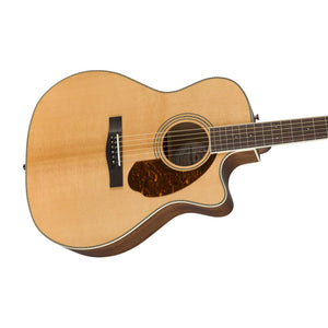 Fender PM-4CE Ltd Ed Auditorium Acoustic Guitar w/Cutaway & Electronics, Natural