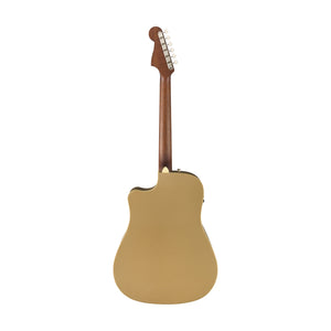 Fender California Redondo Player Slope-Shouldered Acoustic Guitar, Walnut FB, Bronze Satin