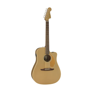 Fender California Redondo Player Slope-Shouldered Acoustic Guitar, Walnut FB, Bronze Satin