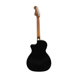 Fender California Newporter Player Medium-Sized Acoustic Guitar, Jetty Black