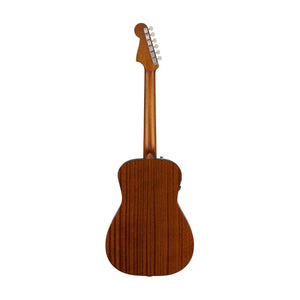 Fender California Malibu Classic Small-Bodied Acoustic Guitar w/Bag, Hot Rod Red Metallic