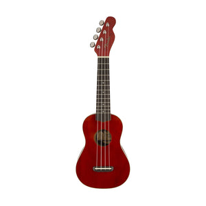 Fender Venice Soprano Ukulele, Walnut FB, Cherry