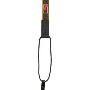 Fender Monogrammed Ukulele Strap, Black/Yellow/Red