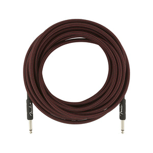 Fender Professional Series Instrument Cable, 25ft, Red Tweed