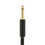 Fender Deluxe Series Angled Instrument Cable, 25ft, Black Tweed