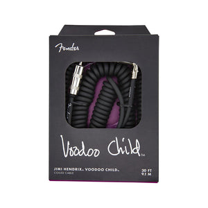 Fender Jimi Hendrix Voodoo Child Guitar Cable, Black, 30ft