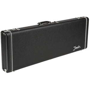 Fender Deluxe Left-Handed Strat/Tele Guitar Case, Black