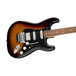 Fender Player HSS Floyd Rose Stratocaster Electric Guitar, Pau Ferro FB, 3-Tone Sunburst